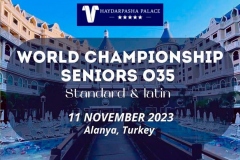 WDO WORLD CHAMPIONSHIP Seniors o35 Standard and Latin пройдет 11 ноября в Турции