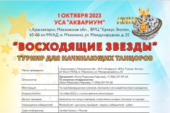 Фестиваль для начинающих "Восходящие звезды" 1 октября